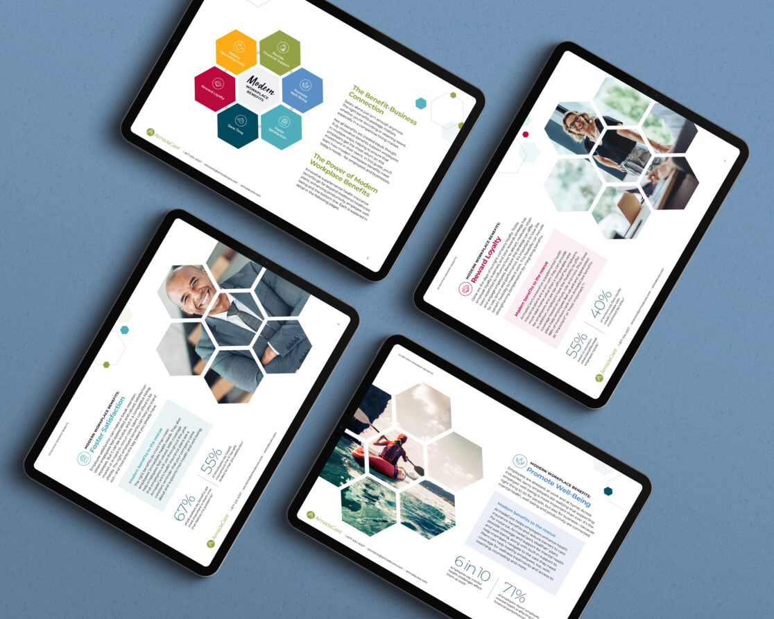 Workplace benefits ebook design