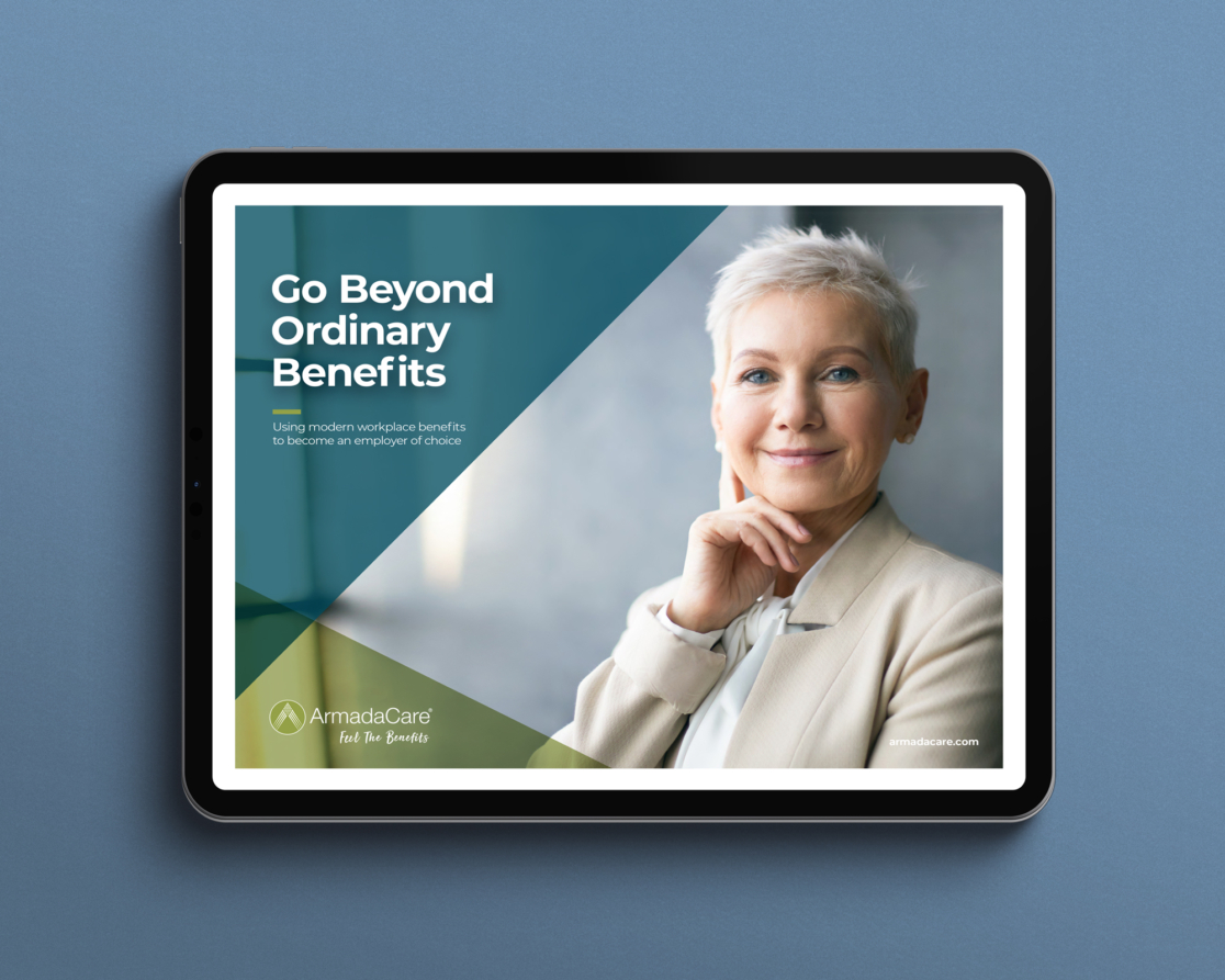 Workplace benefits ebook design