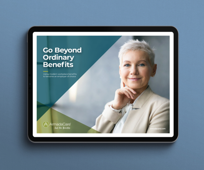 Workplace benefits ebook design