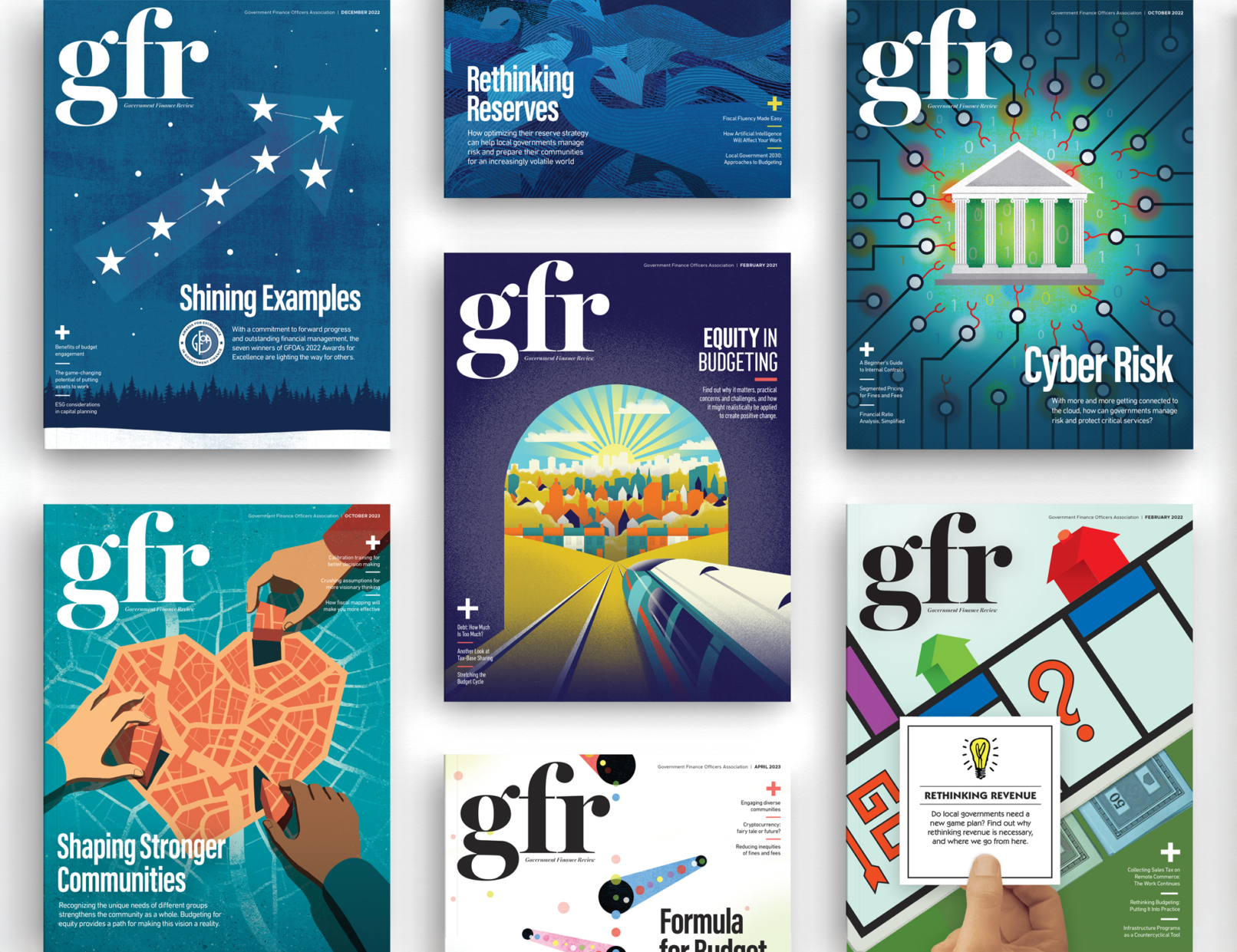 GFR magazine covers
