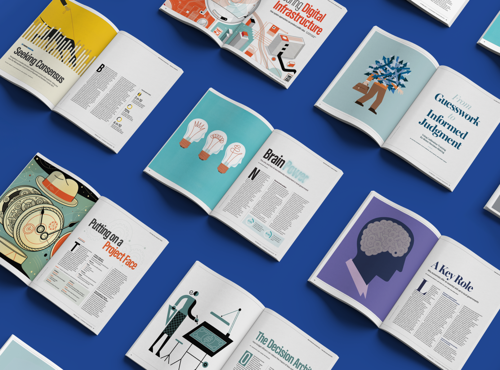 GFR magazine spreads