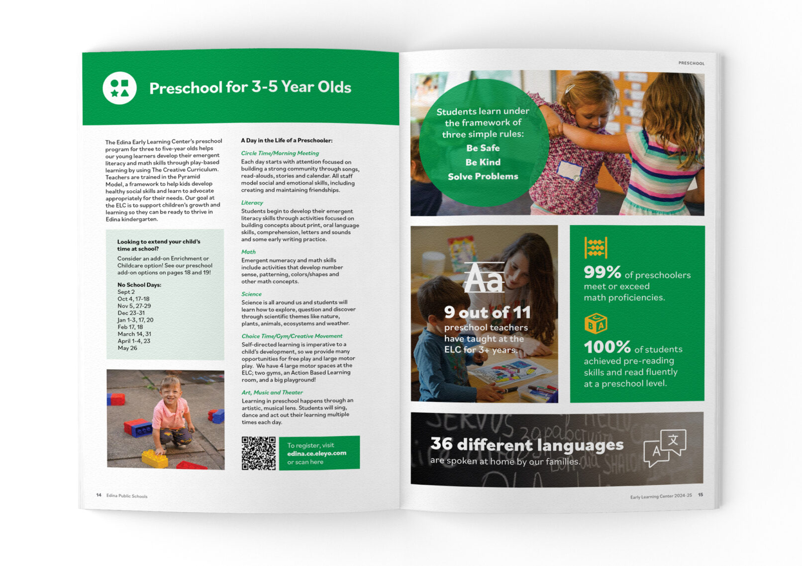 Edina Public Schools Catalog Design